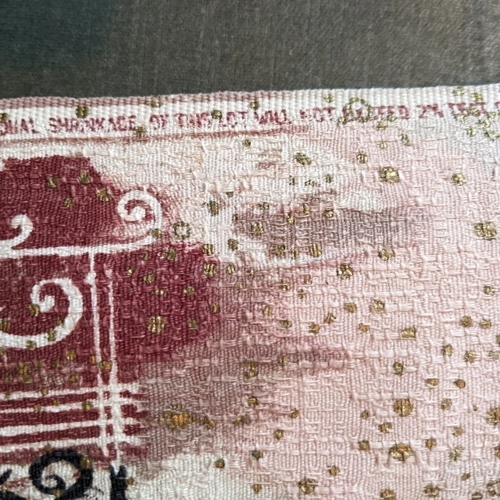 PAIR of Vintage 1950s Bark Cloth Curtains